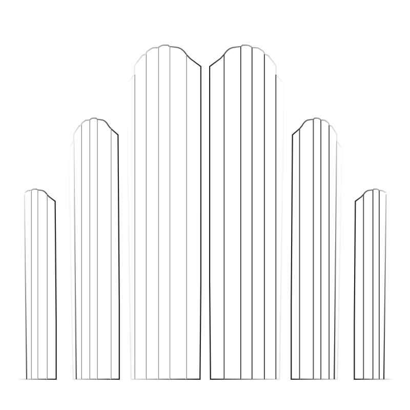 Metal Desenli Bahçe Çitleri